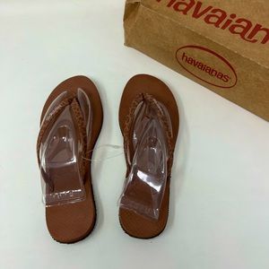 Havaianas Animals CF -leopard print strap sandals
